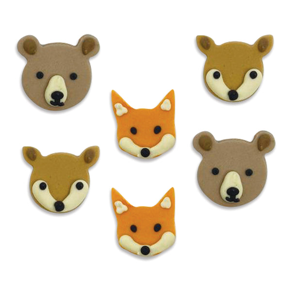 Woodland Animals Sugar Toppers