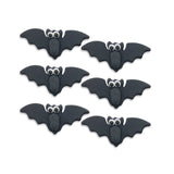 Halloween Vampire Bats Black Sugar Toppers