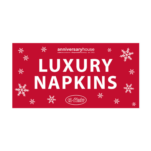 Merchandising Christmas Luxury Napkin Spinner Header Card